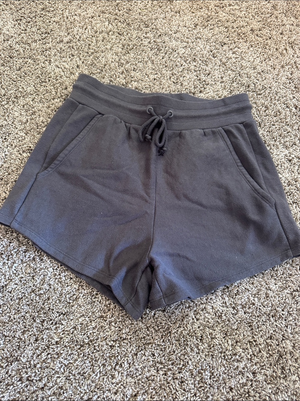 RSQ Women's Charcoal Drawstring Athletic Shorts